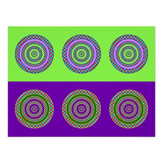 Poster Cercles Art (Devant)