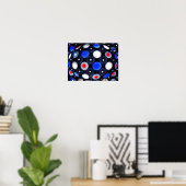 Poster Cercles dans le temps (Bureau à domicile)