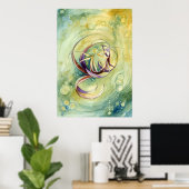 Poster Cercles dans les cercles Imprimer (Bureau à domicile)