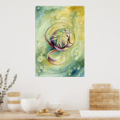 Poster Cercles dans les cercles Imprimer (Cuisine)