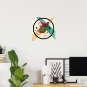 Poster Cercles dans un cercle, Kandinsky (Bureau à domicile)