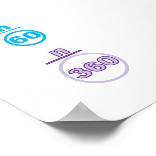 Poster Cercles de comptage (Coin)