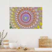 Poster Cercles de couleurs (Cuisine)