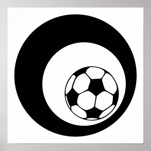 Poster cercles de football (Devant)