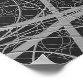 Poster Cercles de géométrie sacrés Fleur de vie (Coin)