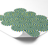 Poster cercles d'illusion (Coin)