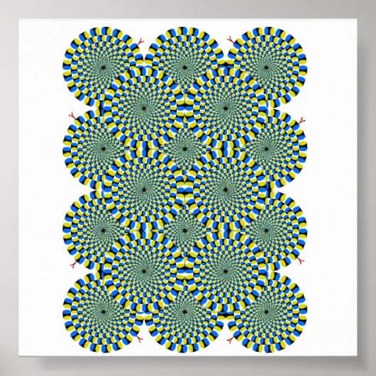 Poster cercles d'illusion (Devant)