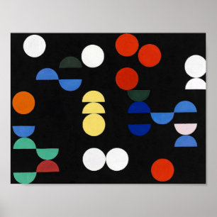 Poster Cercles et demi-cercles Sophie Taeuber-Arp