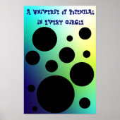 Poster Cercles infinis : Un univers de potentiel (Devant)