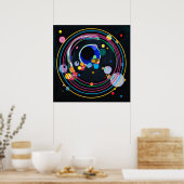 Poster Cercles Kandinsky (Cuisine)