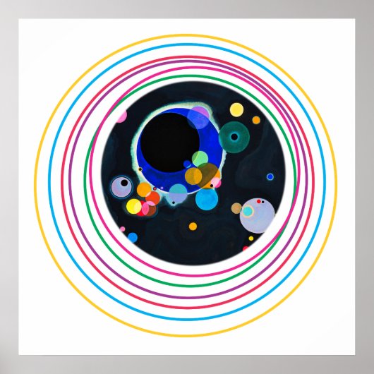 Poster Cercles Kandinsky (Devant)