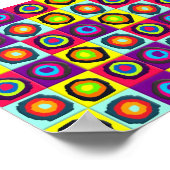 Poster cercles motif (Coin)