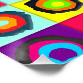 Poster cercles motif (Coin)