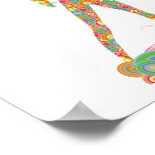 Poster cercles rétro chic (Coin)