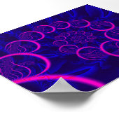 Poster Cercles roses (Coin)