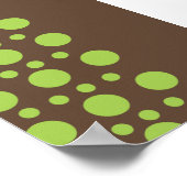 Poster Cercles verts (Coin)
