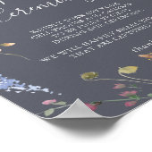 Poster Cérémonie classique de la florale sauvage débranch (Coin)