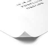 Poster Cérémonie de bienvenue du mariage Code QR (Coin)