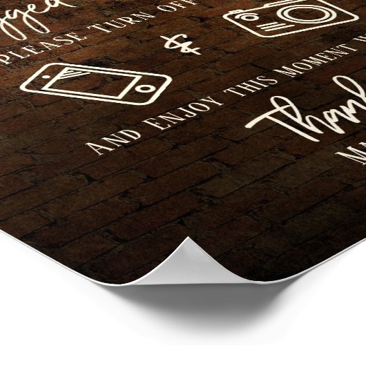 Poster Cérémonie de débranchement de la brique industriel (Coin)