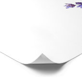 Poster Cérémonie de débranchement de la lavande florale e (Coin)