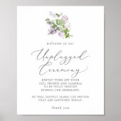 Poster Cérémonie de débranchement de Lilac Rustique (Devant)