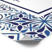 Poster Cérémonie de débranchement des tuiles bleues (Coin)