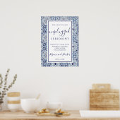 Poster Cérémonie de débranchement des tuiles bleues (Cuisine)