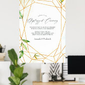 Poster Cérémonie de débranchement du Mariage de cristal g (Bureau à domicile)