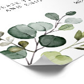 Poster Cérémonie de débranchement Mariage de verdure Euca (Coin)