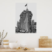 Poster Cérémonie de désignation pour BB-39 : USS Arizona (Cuisine)