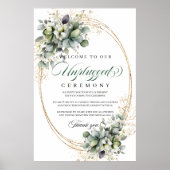 Poster Cérémonie de mariage débranchée dans une verdure p (Devant)