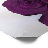 Poster Cérémonie de Mariage Plum Purple Rose Chic Unplugg (Coin)