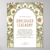 Poster Cérémonie débranchée Signal Art Nouveau Vintage (Devant)