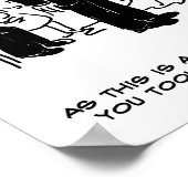 Poster Cérémonie des Mariages civils dans un bureau d'enr (Coin)