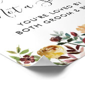 Poster Cérémonie des Mariages floraux de Bourgogne Choisi (Coin)