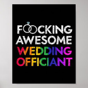 Poster Cérémonie du Mariage de Tee Lgbt, un incroyable Ma