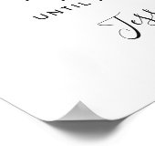 Poster Cérémonie Mariage de tournesol Eucalyptus débranch (Coin)