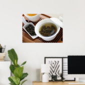 Poster Cérémonie traditionnelle du thé chinois : thé à l' (Bureau à domicile)
