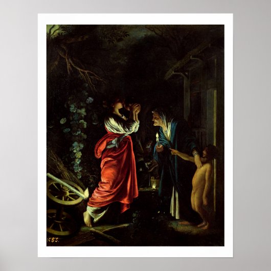 Poster Ceres et Stellio (huile sur cuivre) (Devant)