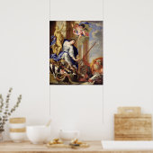 Poster Ceres vantant les attributs de la guerre (Cuisine)