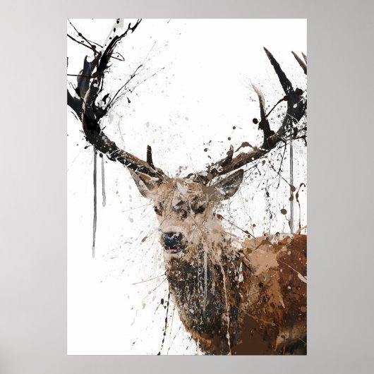 Poster Cerf (Devant)