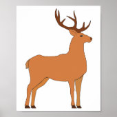 Poster Cerf (Devant)