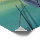 Poster Cerf à queue blanche | Automne (Coin)