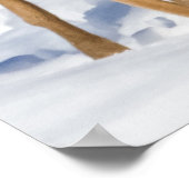 Poster Cerf à queue blanche (vue rapprochée) (Coin)