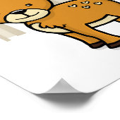 Poster Cerf Animal de la Forêt (Coin)