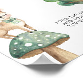 Poster Cerf aquarelle - Bar Mom-osa (Coin)