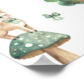 Poster Cerf aquarelle - Devinez combien de bonbons (Coin)