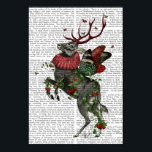 Poster Cerf aux fraises<br><div class="desc">Animaux et nature</div>