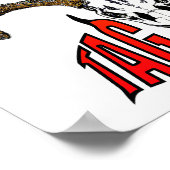 Poster Cerf blanc (Coin)