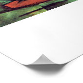 Poster Cerf Dans La Forêt (Ii) Par Franz Marc (Coin)